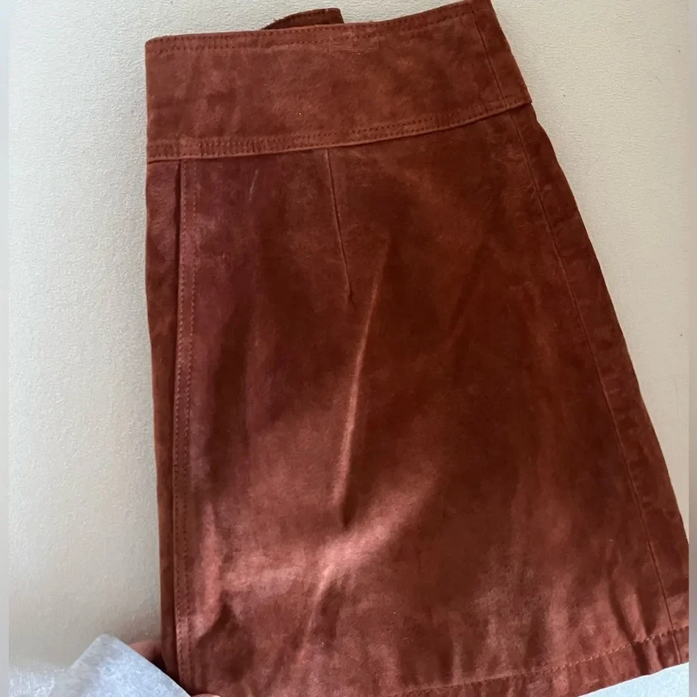 Urban Outfitters Cardiff Suede Mini Skirt Size S
